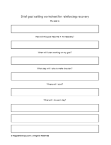 Healthy Relationship In Recovery Worksheet Happiertherapy