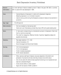 Stress Management Plan Worksheet HappierTHERAPY
