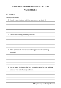 DRIVING ANXIETY WORKSHEET | HappierTHERAPY