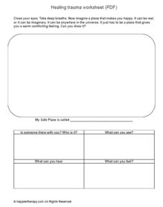 Therapy Worksheet For Nightmares | HappierTHERAPY