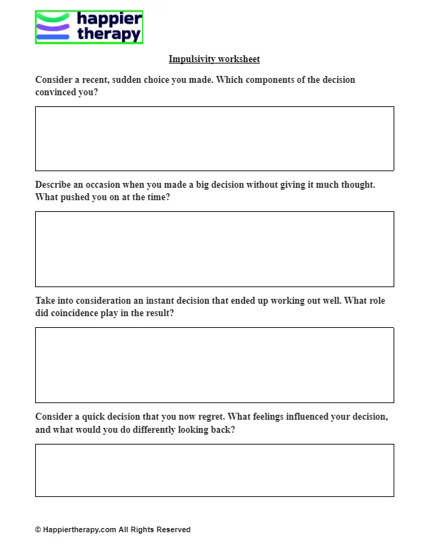 Impulsivity Worksheet HappierTHERAPY impulsivity-worksheet-happiertherapy