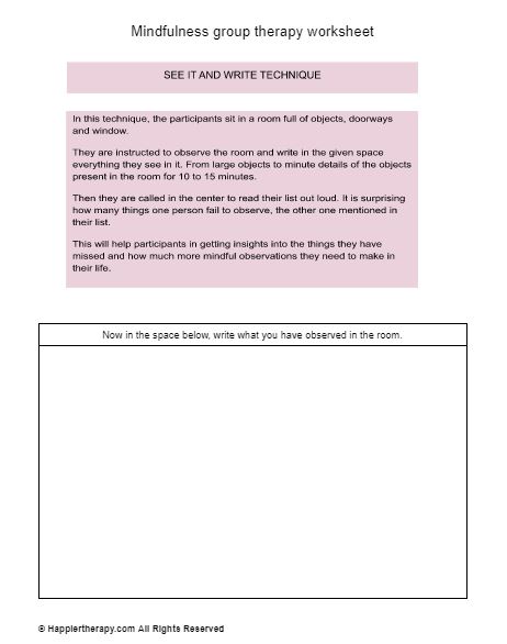 23 Printable Mindfulness Worksheets for Adults in 2024 - Happier Human