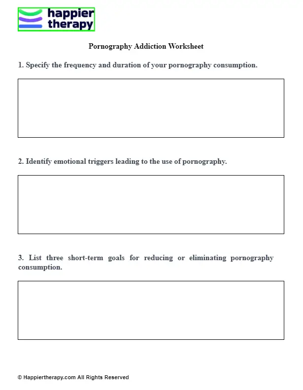 Pornography Addiction Worksheet HappierTHERAPY pornography-addiction-worksheet-happiertherapy