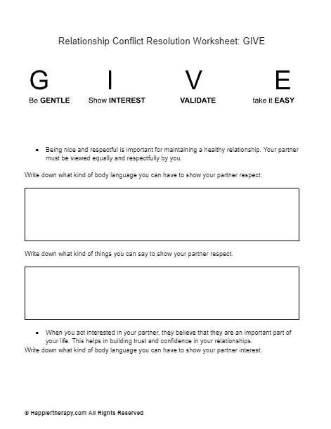 Internal Family Systems Therapy Worksheet HappierTHERAPY