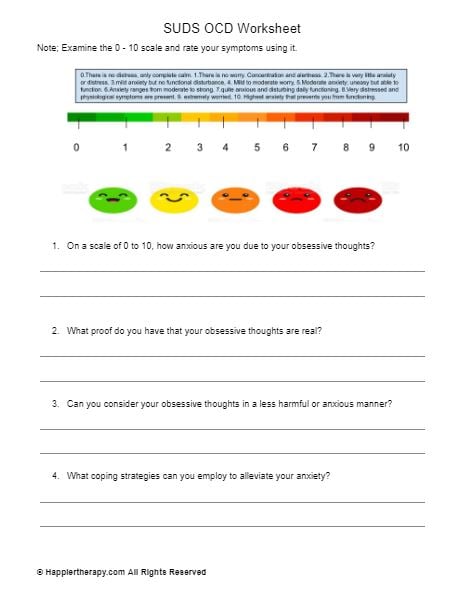 SUDS OCD Worksheet