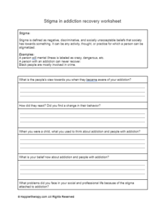 Gratitude And Recovery Worksheet HappierTHERAPY