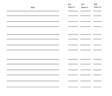 Prolonged exposure therapy for PTSD worksheet - HappierTHERAPY