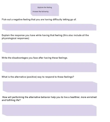 Letting Go Therapy Worksheet | HappierTHERAPY