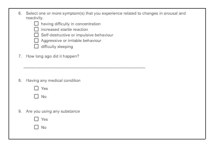 PTSD Exam Worksheet - HappierTHERAPY